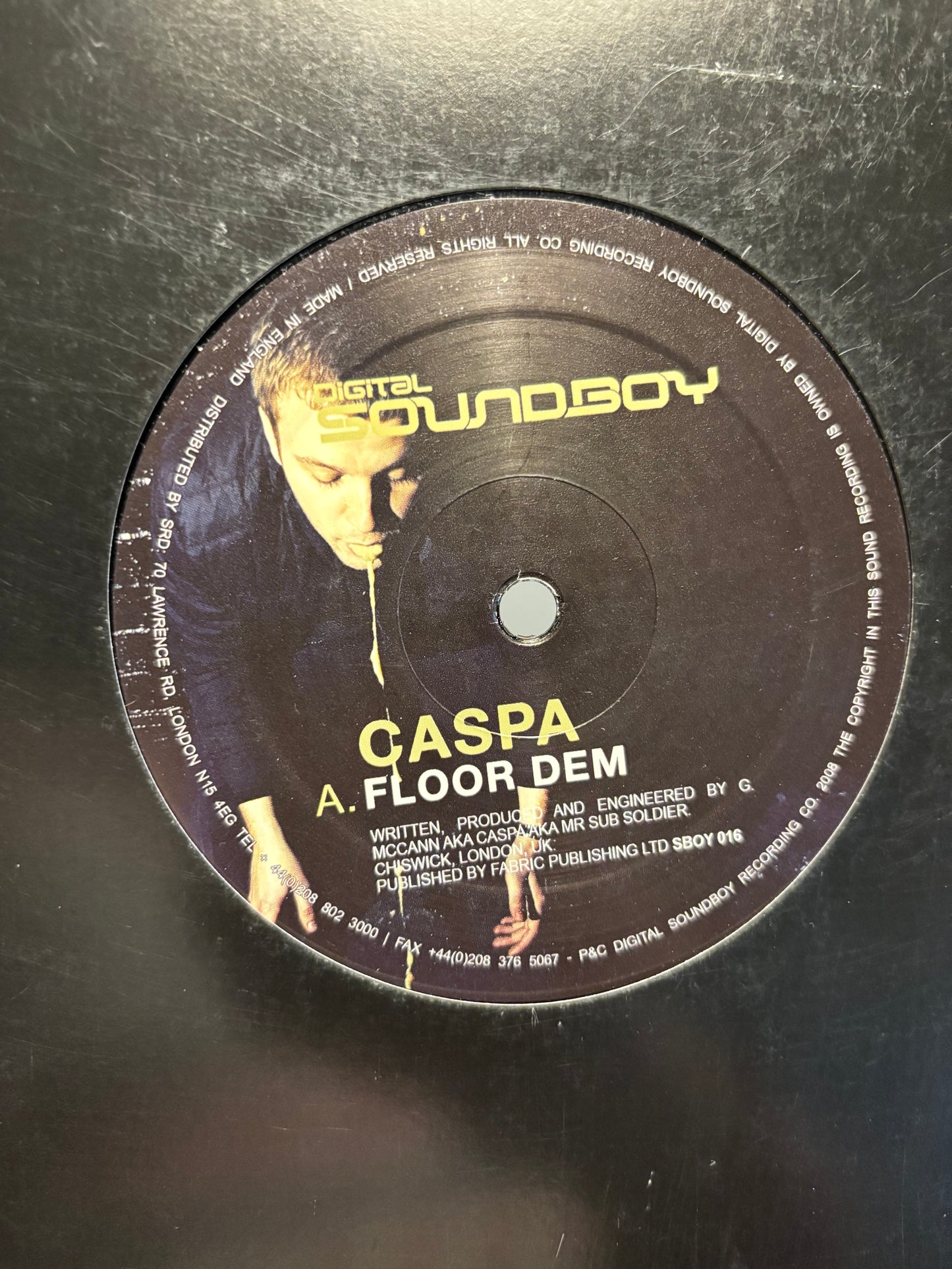 Caspa: Floor Dem/My Pet Monster, 12inch, Only official pressing, Digital Soundboy Recording Co., UK 2008