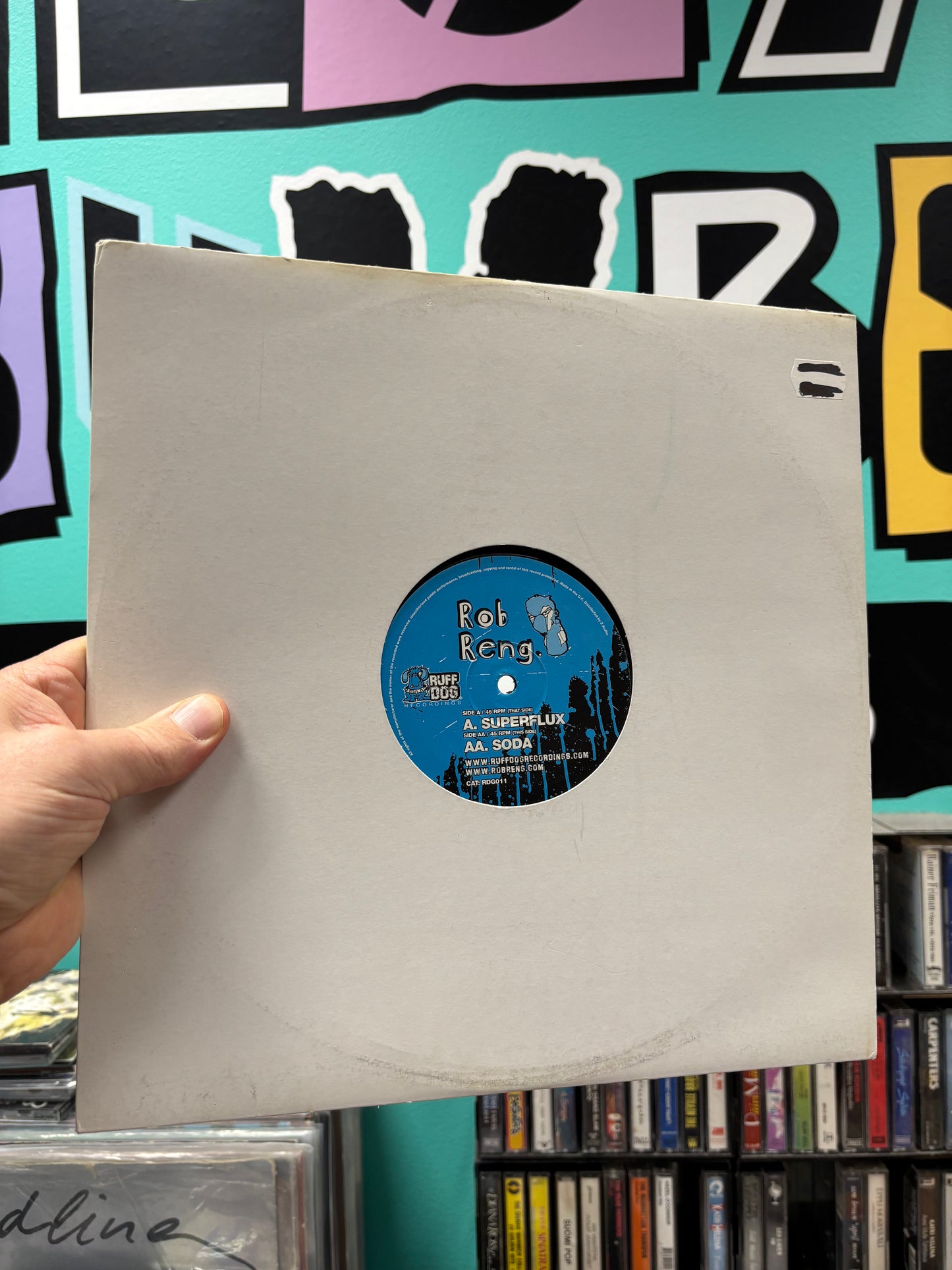 Rob Reng: Superflux/Soda, 12inch, Only official pressing, Ruff Dog Recordings, UK 2007