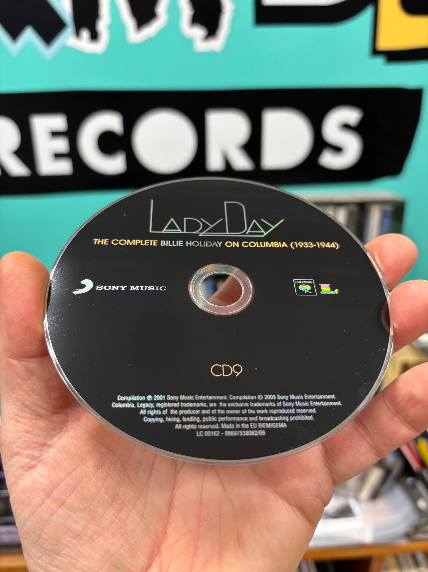 Billie Holiday: Lady Day - The Complete Billie Holiday On Columbia 1933-1944, reissue, remastered, Box Set, 10CD & book, Legacy, Sony Music, Columbia, Europe 2009