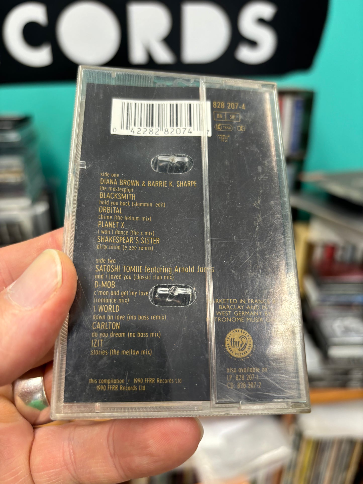 FFRR: Gold On Black, C-cassette, FFRR, UK 1990