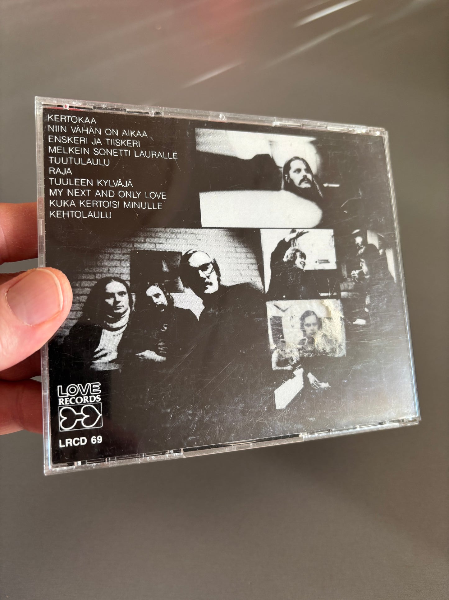 Pepe & Paradise: Niin vähän on aikaa, CD, reissue, 1st CD pressing, Love Records/Siboney, Finland 1989