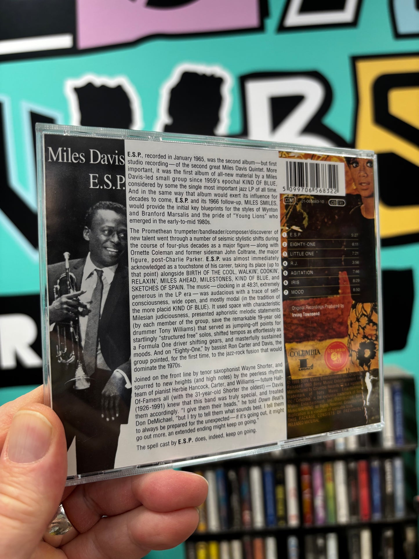 Miles Davis: E.S.P., CD, reissue, remastered, Columbia, Legacy, Columbia Jazz, Europe 1998