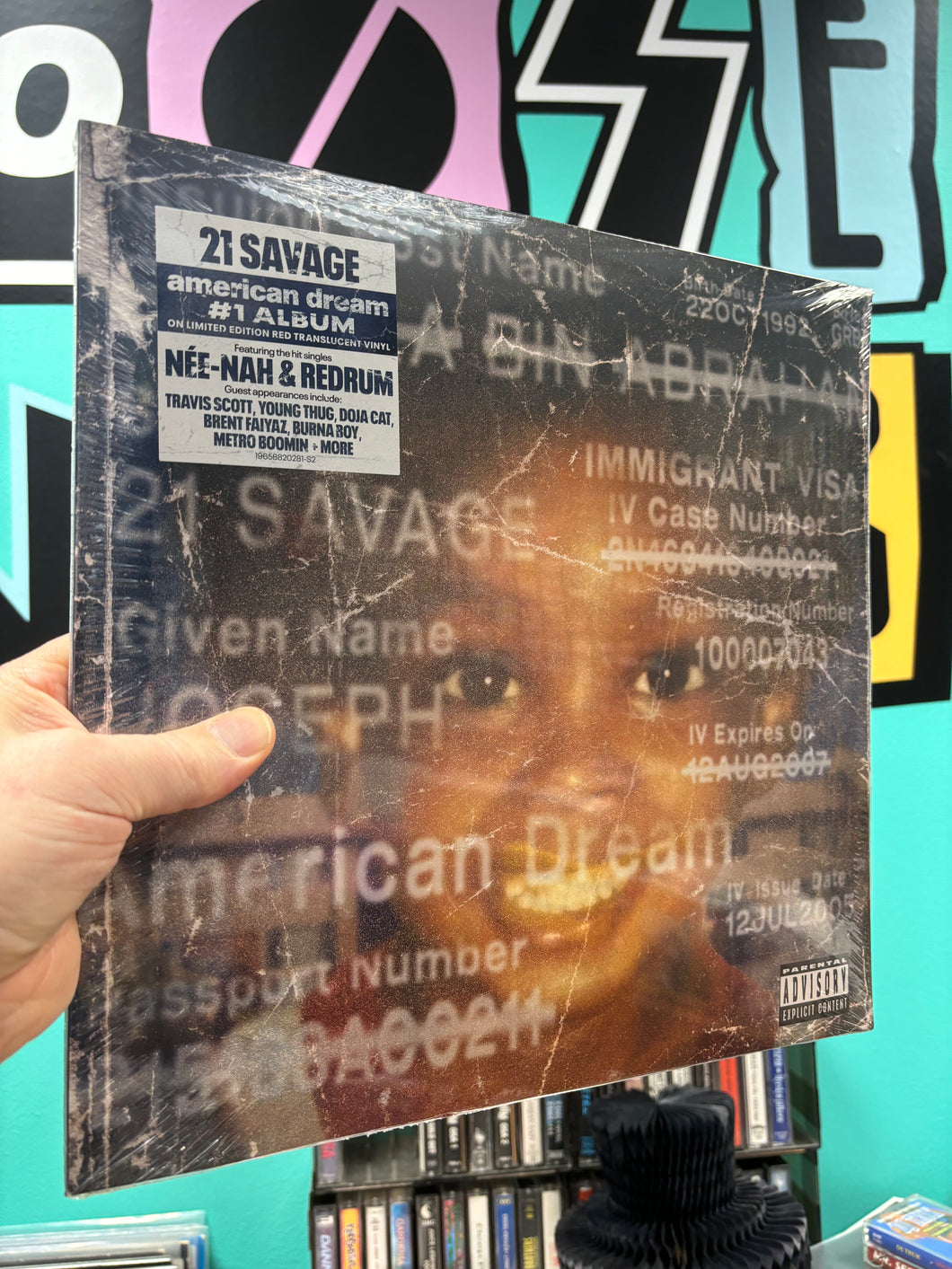 21 Savage: American Dream, 2LP, Red Translucent vinyls, Limited Edition, Europe 2024