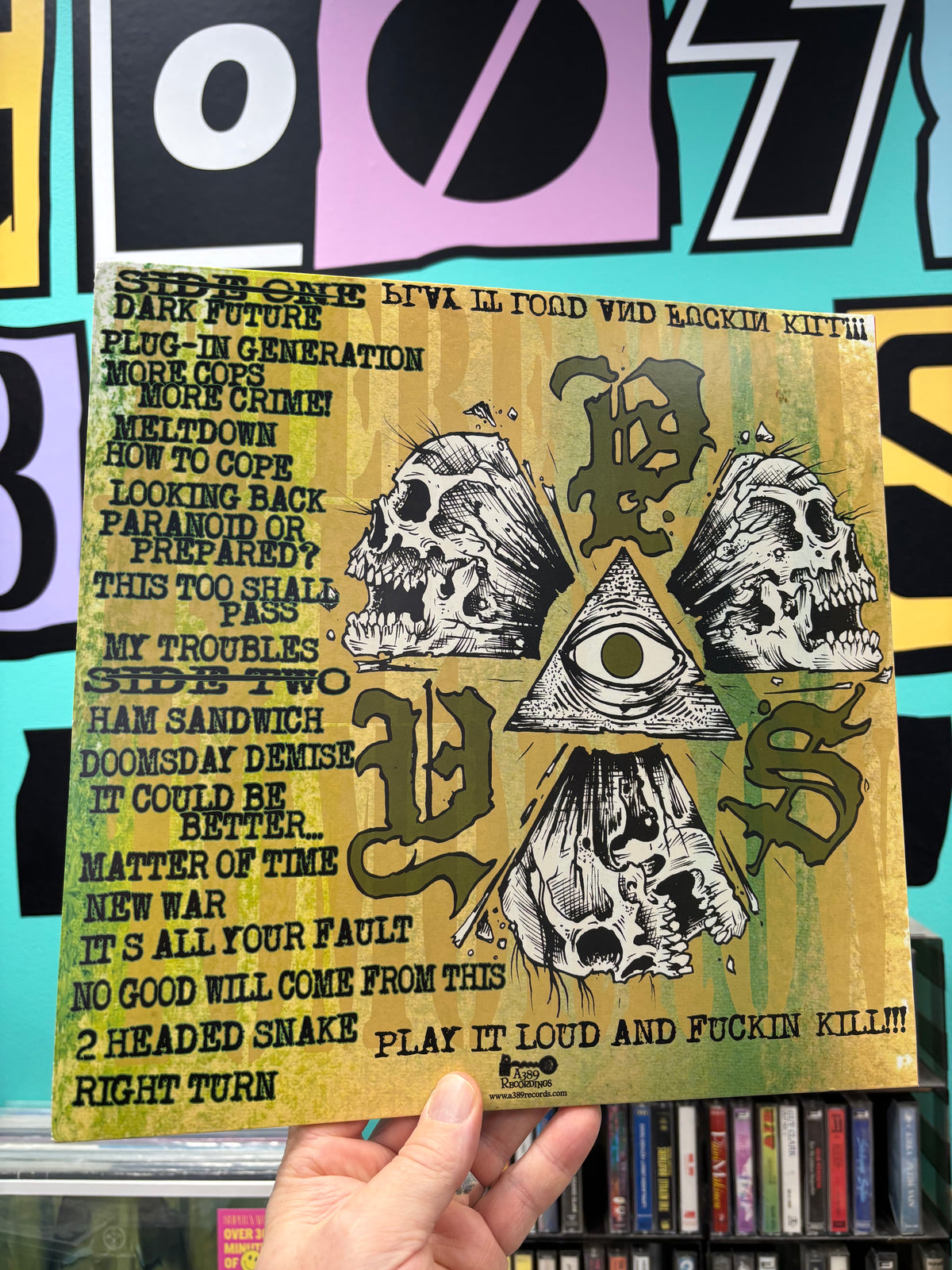Pick Your Side: Let Me Show You How Democracy Works, LP, black vinyl, gatefold, printed inner sleeve, A389 Recordings, US 2012
