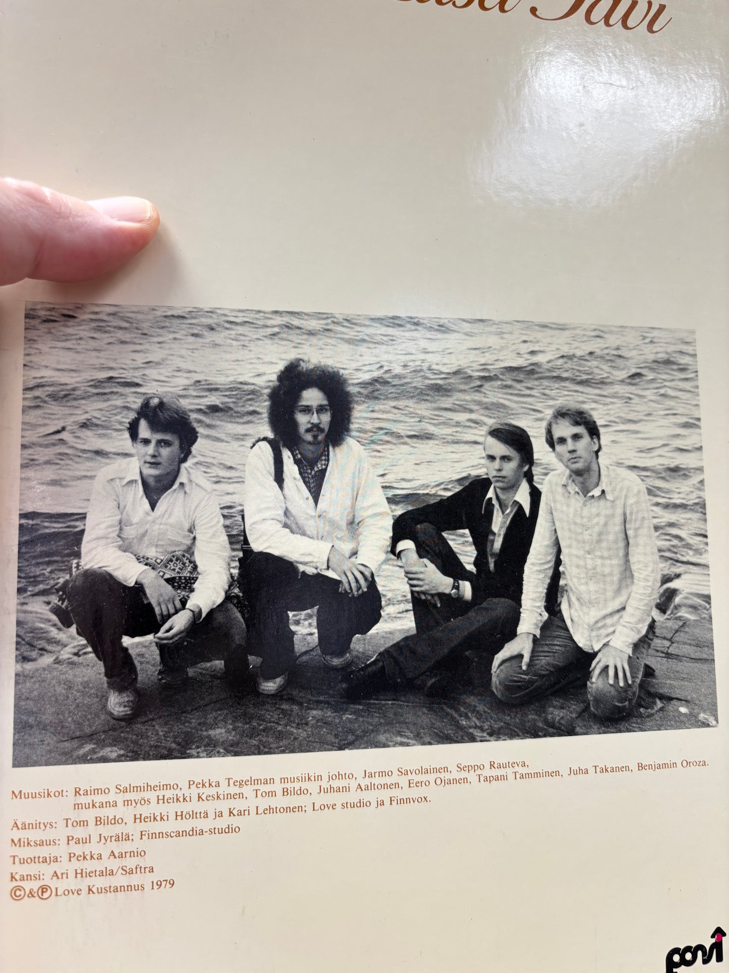 Liisa Tavi: Liisa Tavi, LP, 1st pressing, Ponsi, Finland 1979