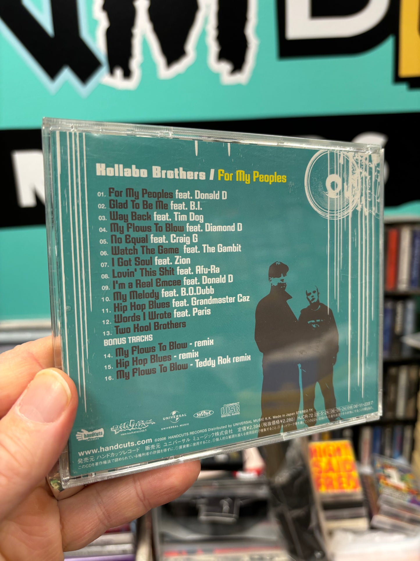 Kollabo Brothers: For My Peoples, CD, Handcuts Records, Japan 2006