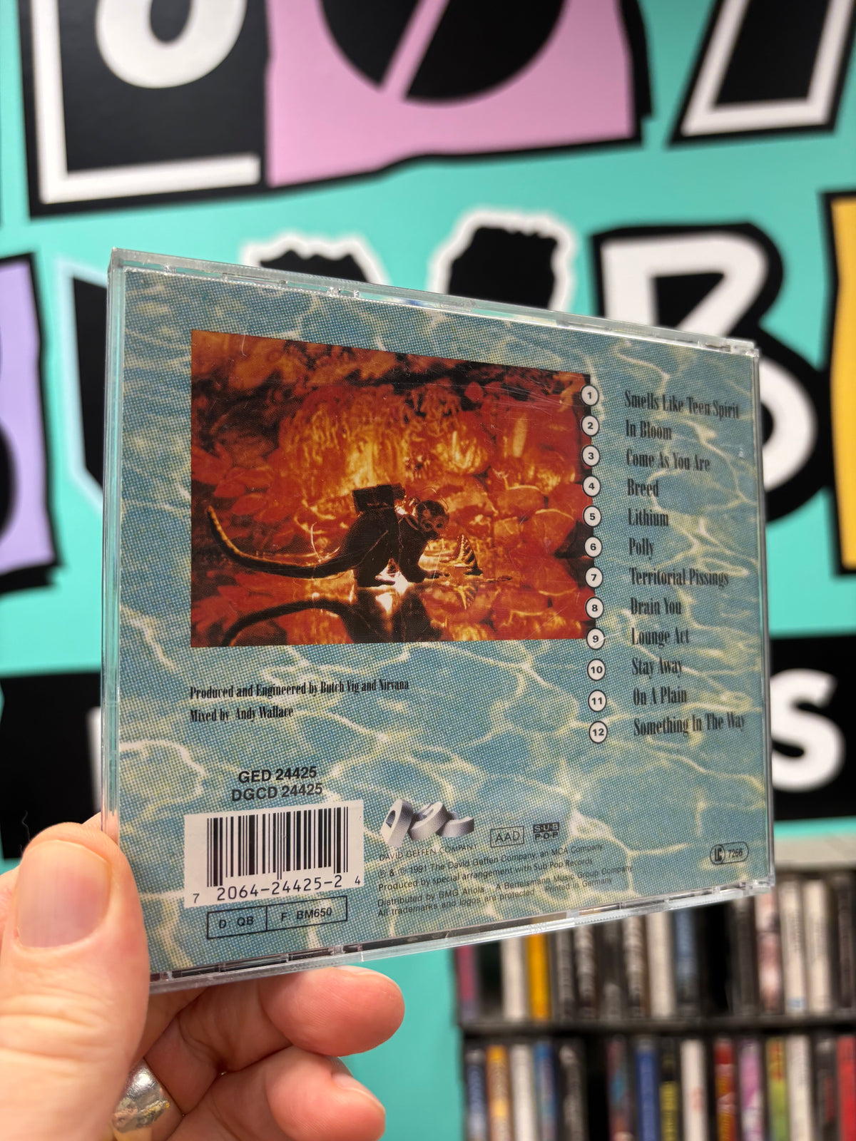 Nirvana: Nevermind, CD, Sonopress pressing, DGC, Sub Pop, Europe 1991