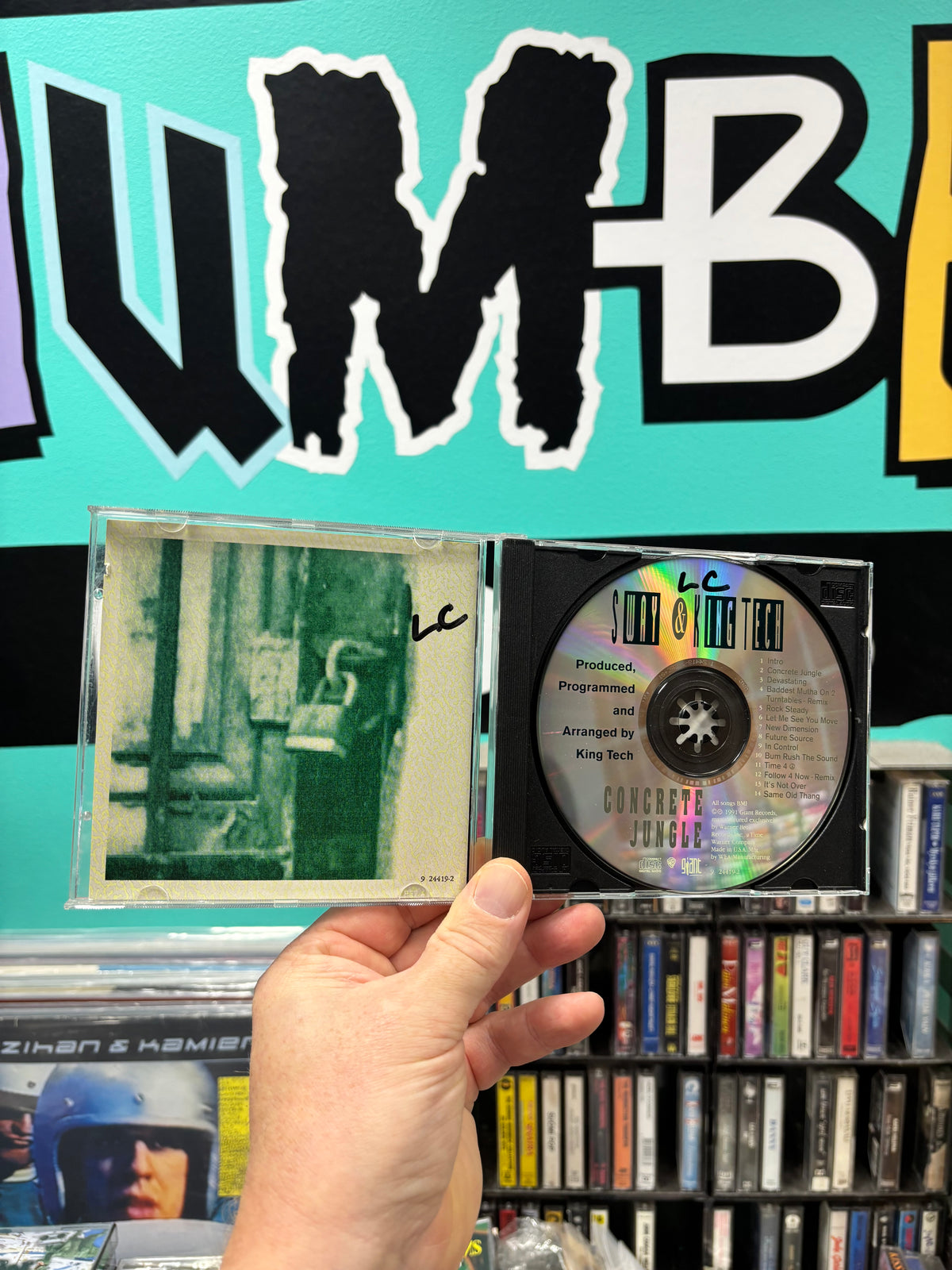 Sway & King Tech: Concrete Jungle, CD, 1st pressing, Giant Records, Warner Bros. Records, US 1991