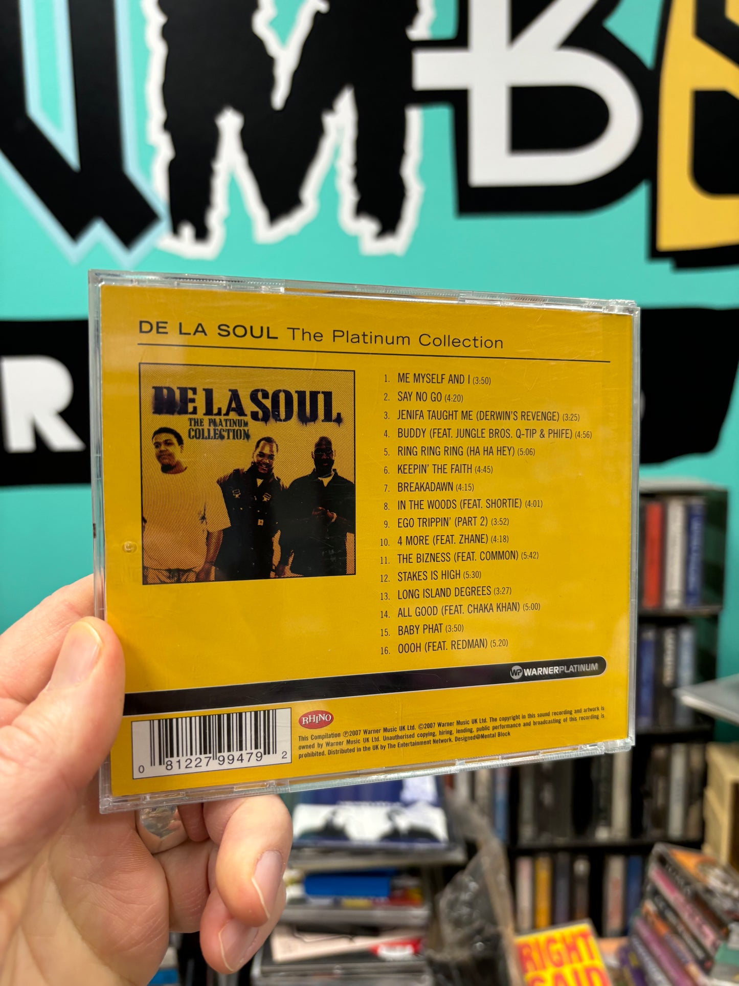 De La Soul: The Platinum Collection, CD, Rhino Records, UK & Europe 2007