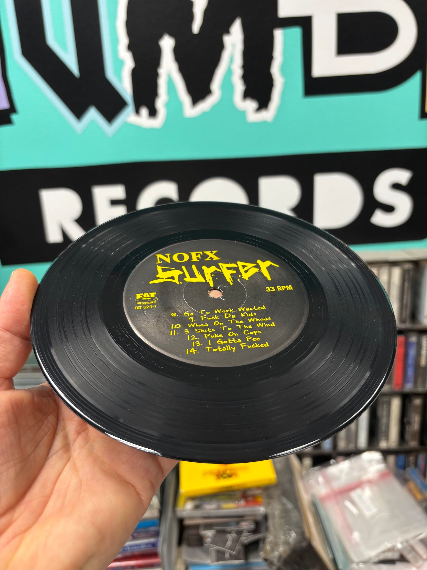 NOFX: Surfer, 7inch, 1st pressing, Fat Wreck Chords, US 2001