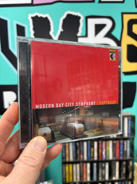 Looptroop: Modern Day City Symphony, CD, 1st pressing, David Vs. Goliath, Sweden 2000