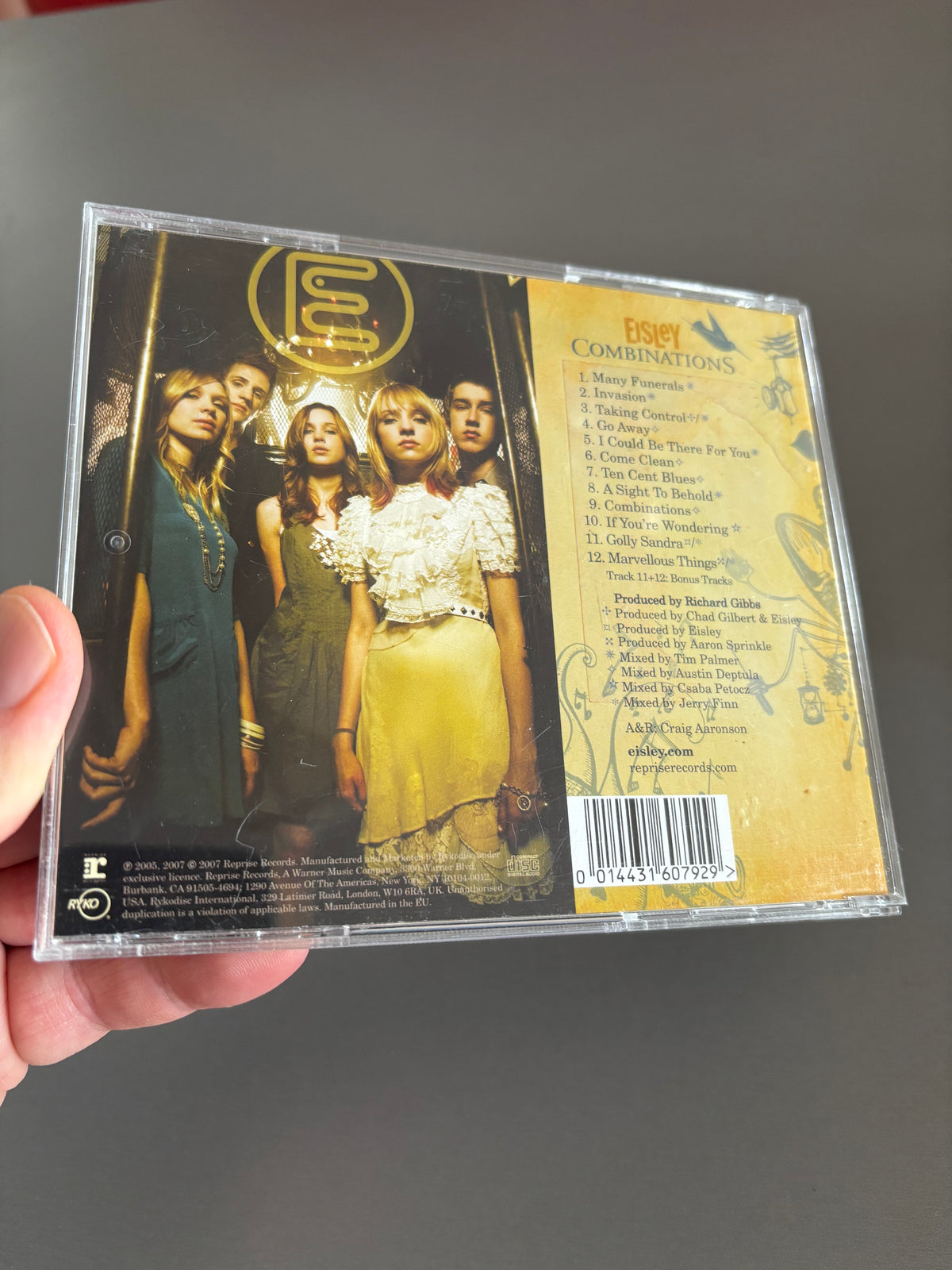 Eisley: Combinations, CD, Reprise Records, Europe 2007