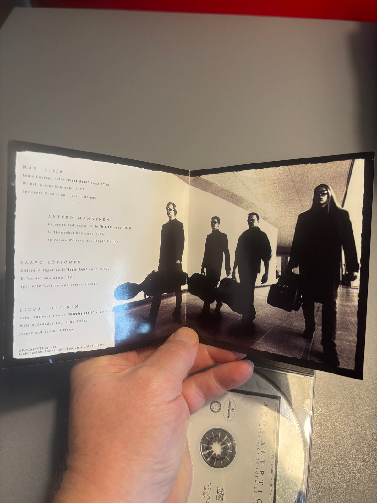 Apocalyptica: Plays Metallica By Four Cellos, CD, Mercury, Zen Garden, Europe 1996