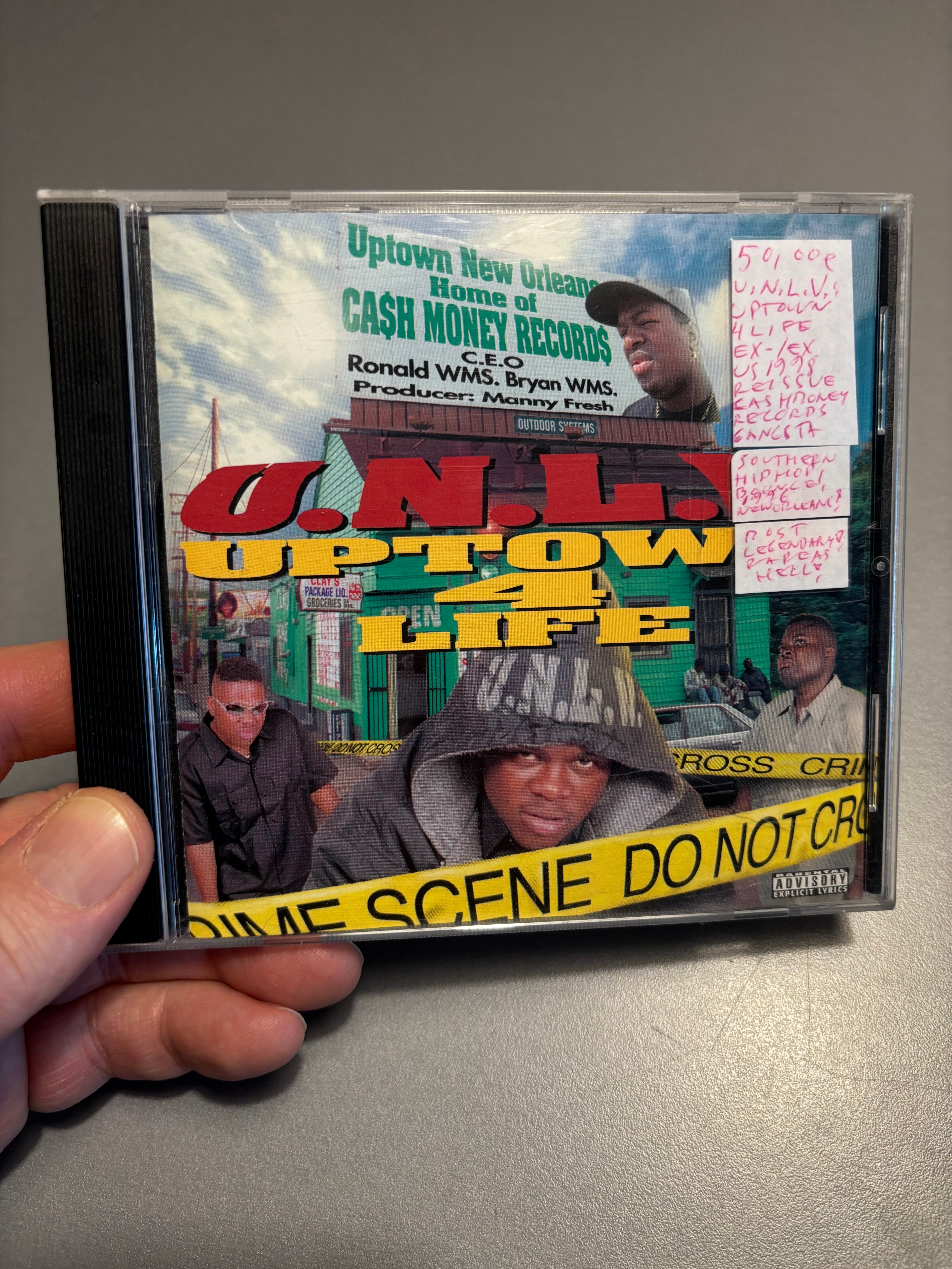 U.N.L.V. : Uptown 4 Life, CD, 2nd pressing, Cash Money Records, US