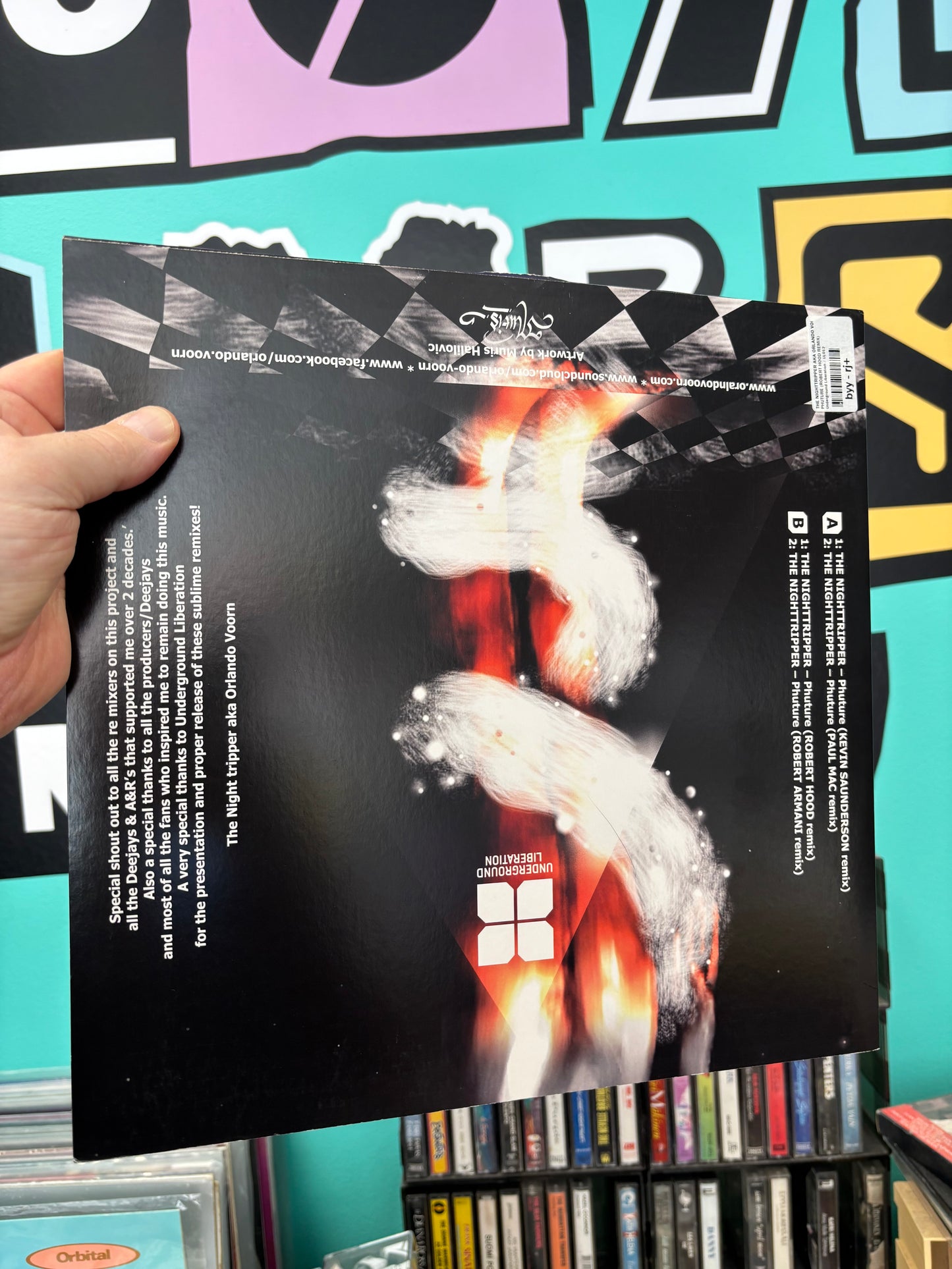 The Nighttripper (Orlando Voorn): Phuture, 12inch, Underground Liberation, Netherlands 2011