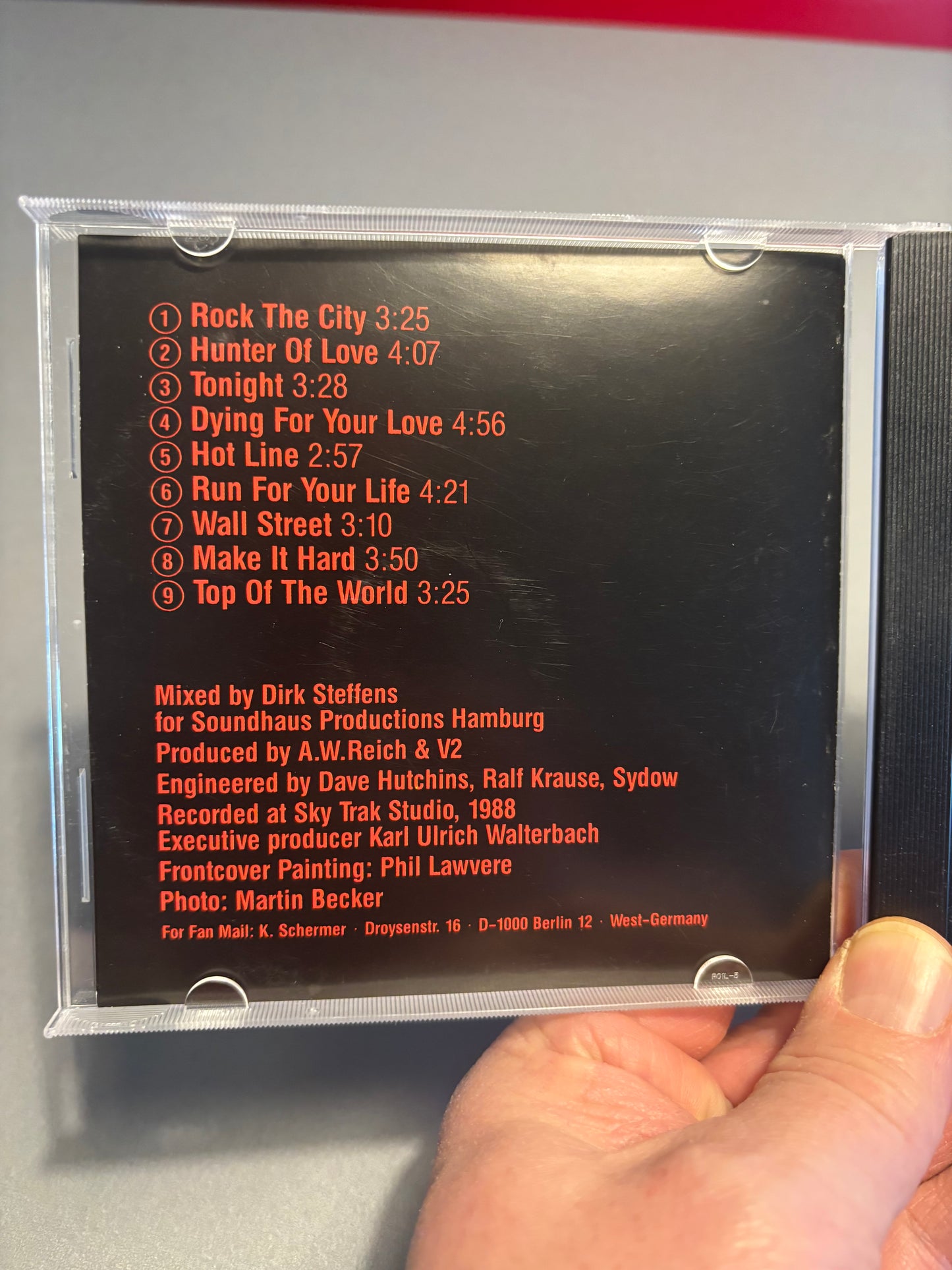 V2: V2, CD, 1st pressing, Noise International, West-Germany 1988