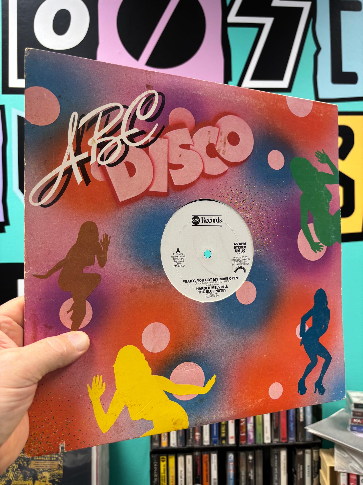 Harold Melvin & The Blue Notes: Baby, You Got My Nose Open/Power Of Love, 12inch, Promo, ABC Records, US 1977