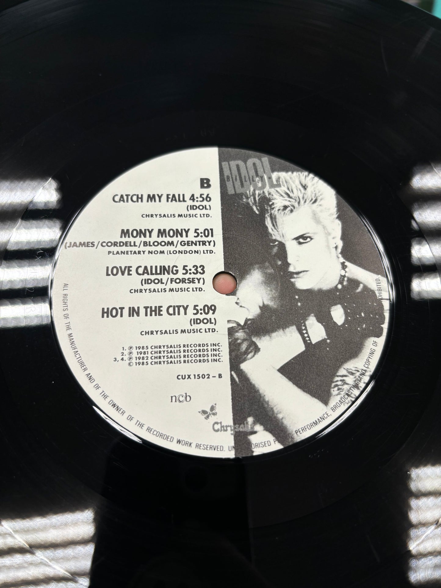 Billy Idol: Vital Idol, LP, compilation, Chrysalis, Scandinavia 1985