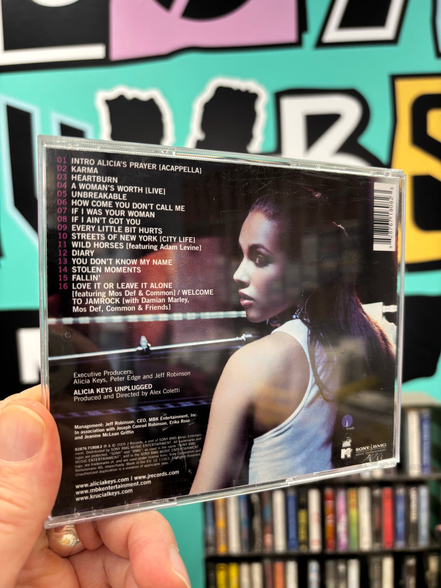 Alicia Keys: Unplugged, CD, J Records, Europe 2005