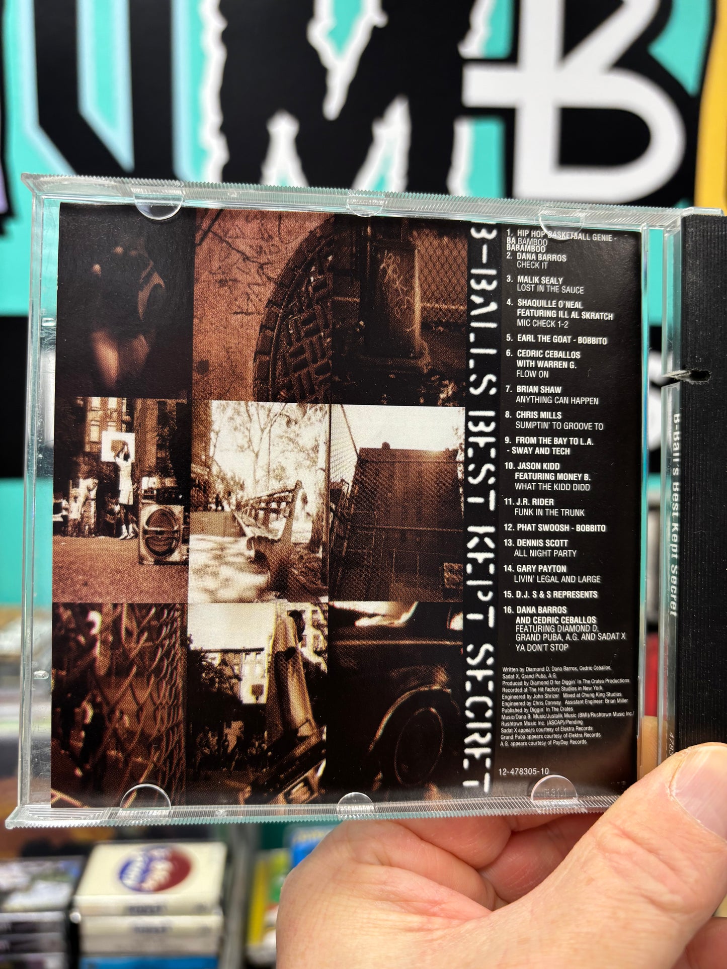 B-Ball’s Best Kept Secret, CD, Compilation, Immortal Records, Epic Street, Europe 1995