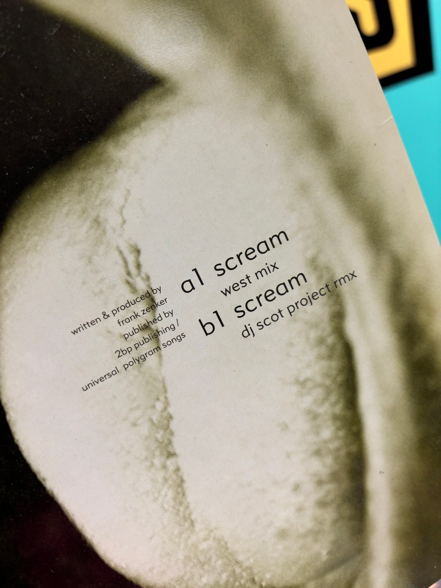 Arome: Scream, 12inch, Only official pressing, Pulse, Germany 2000