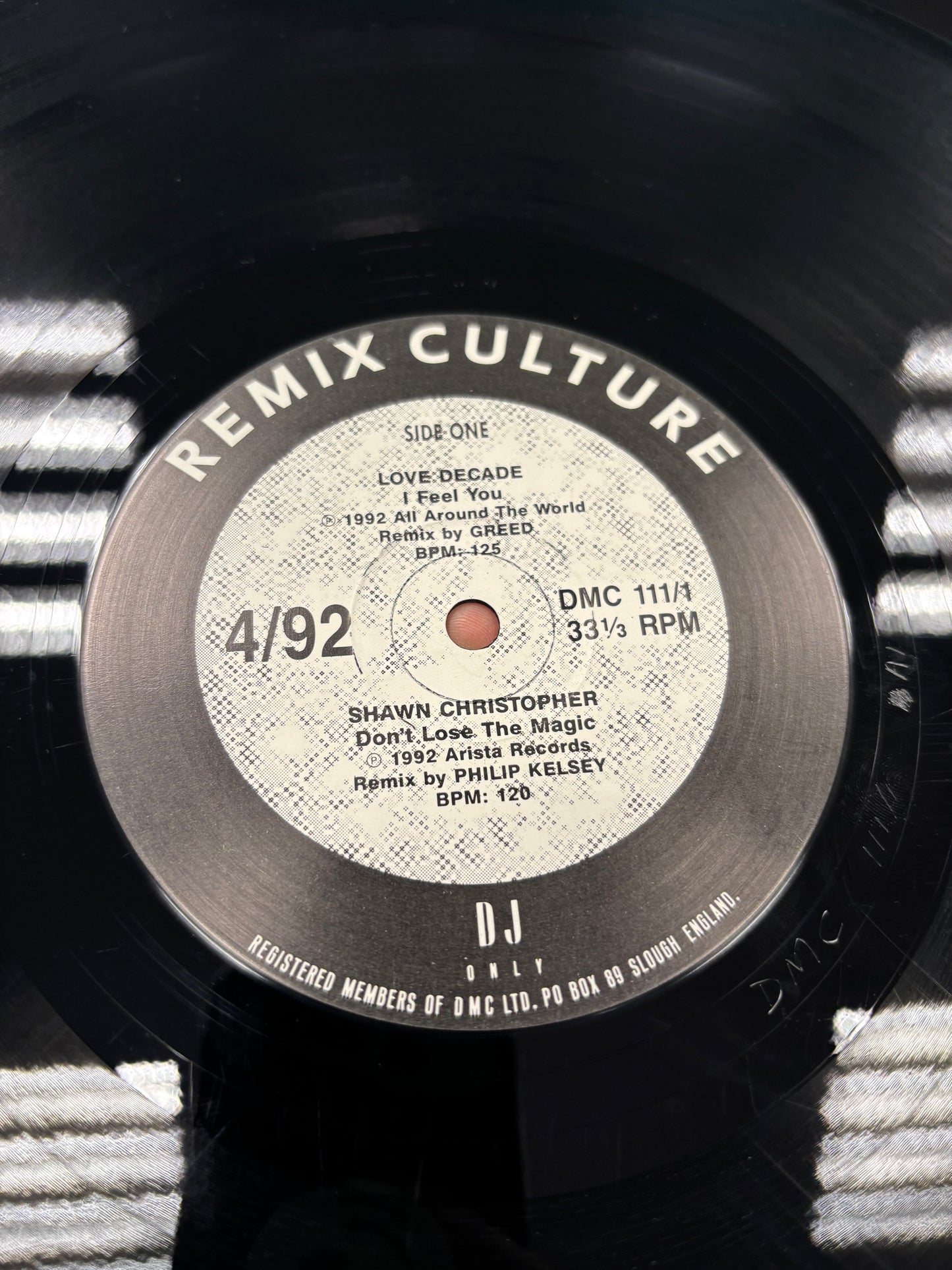 DMC - Remix Culture 4/92, 12inch, Only pressing, DMC, UK 1992
