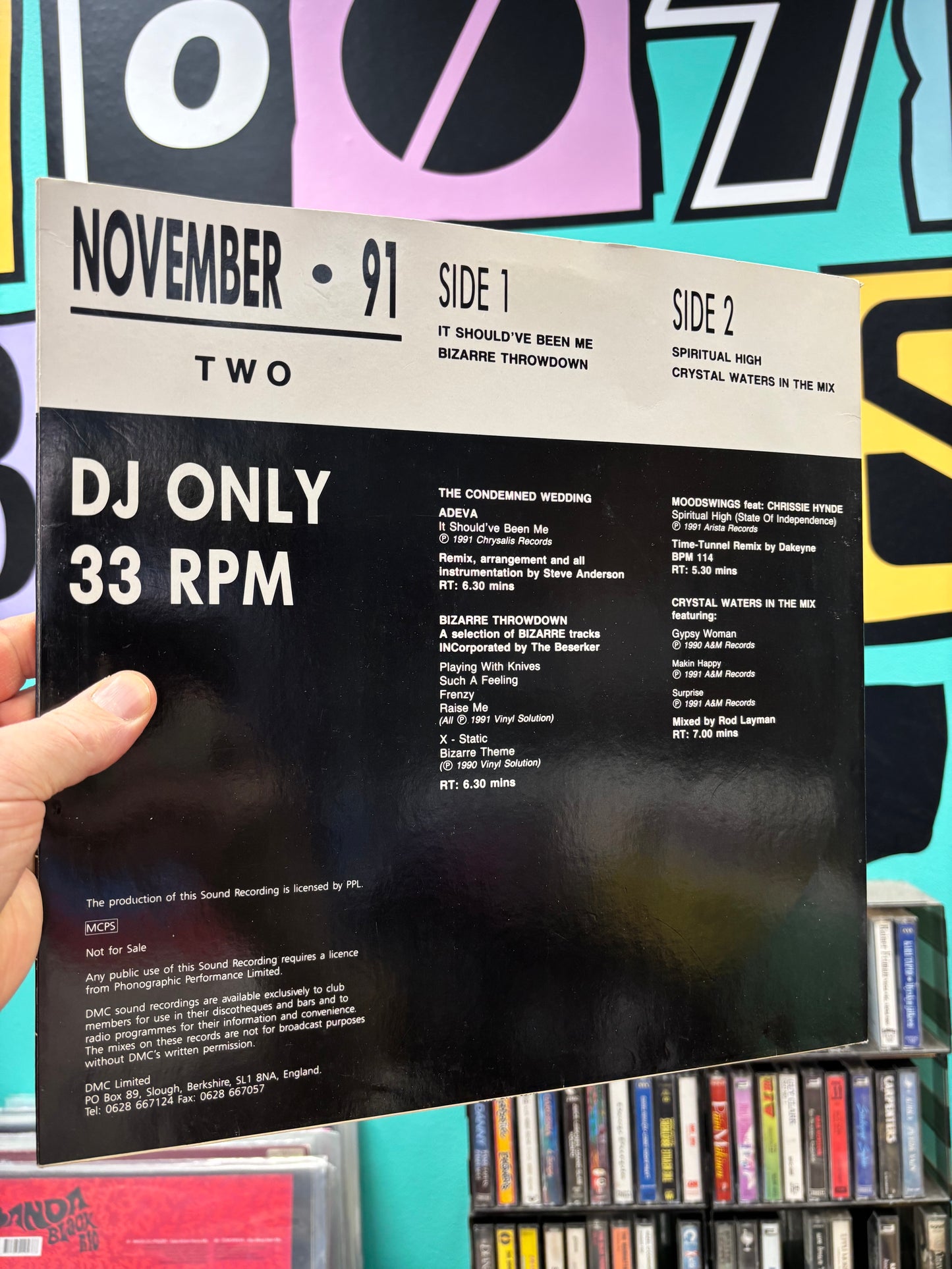 DMC - November - 91 - Two, 12inch, Only pressing, Partially Mixed, DMC, UK 1991