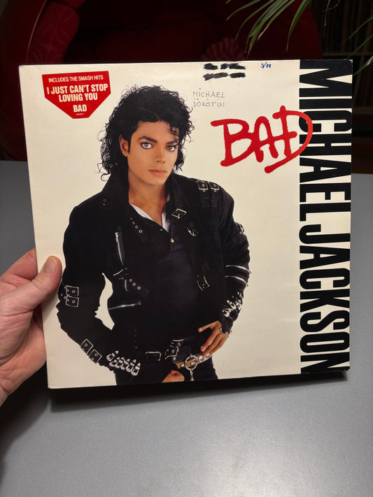 Michael Jackson: Bad, LP, gatefold, Epic, Europe 1987
