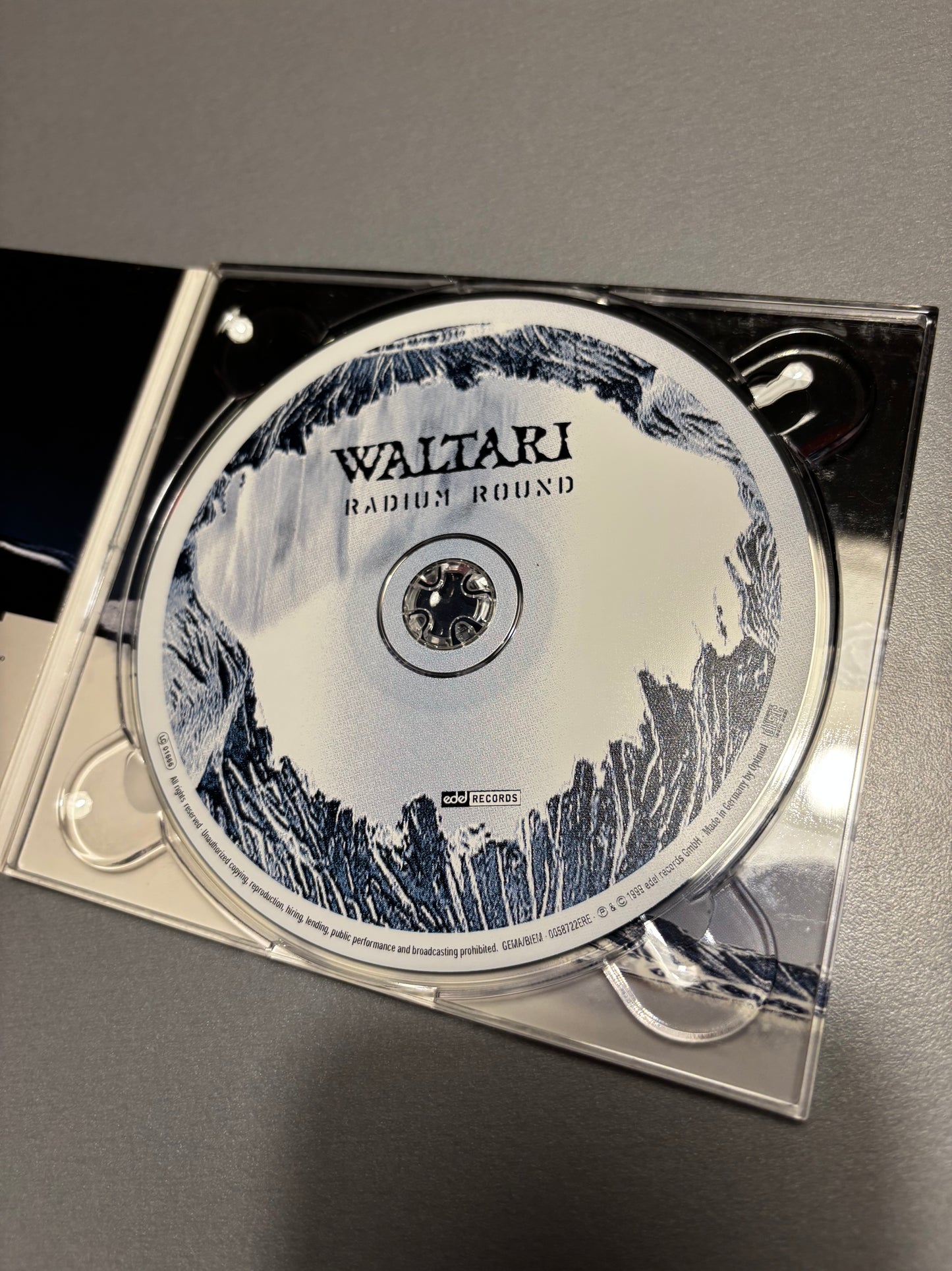 Waltari: Radium Ground, CD, 1st pressing, Limited Edition, Digipak, Edel Records, Germany 1999