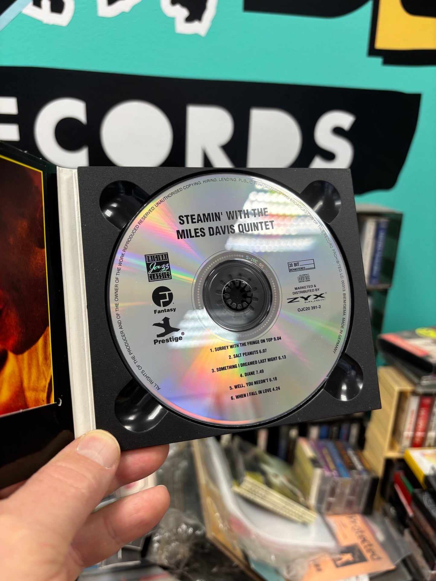 The Miles Davis Quintet: Steamin’ With The Miles Davis Quintet, CD, reissue, remastered, Digipak, Original Jazz Classics, Fantasy, Prestige, Europe 2004