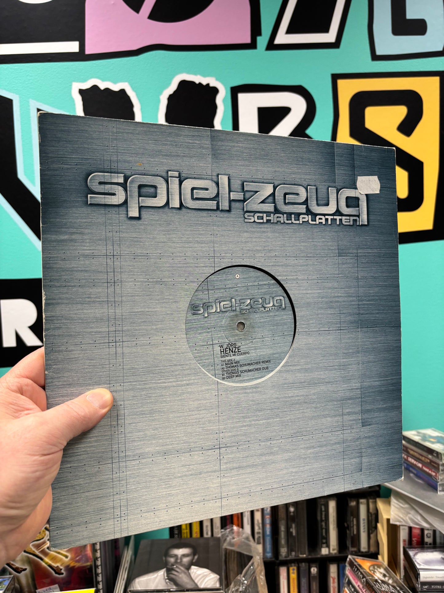 W. Jörg Henze: Siente Mi Cuerpo, 12inch, Only official pressing, Spiel-Zeug Schallplatten, Germany 2001