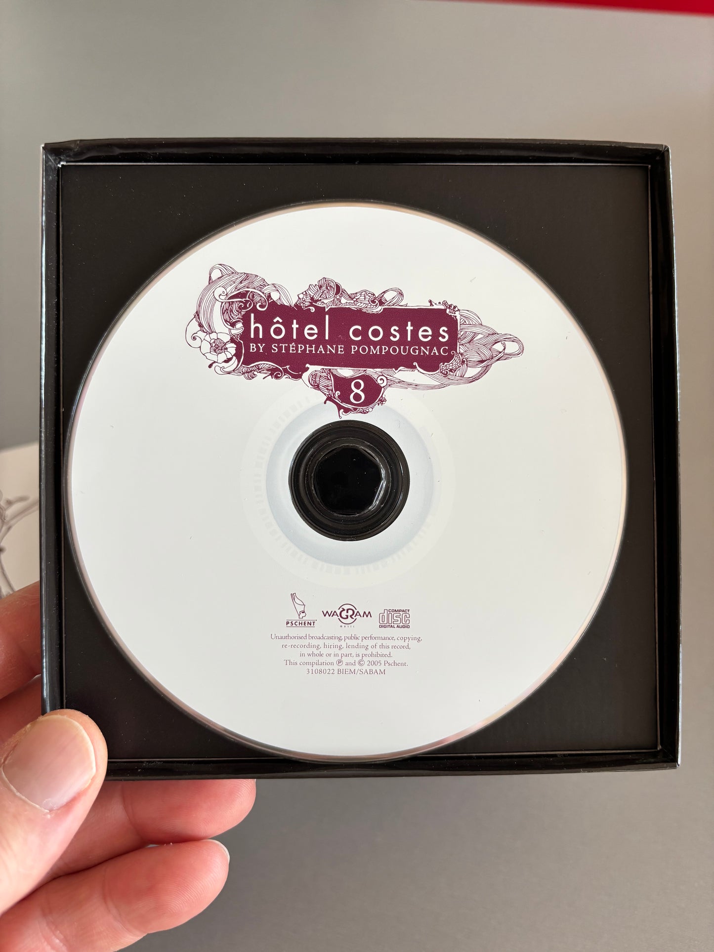 Stéphane Pompougnac: Hôtel Costes 8, CD, Compilation, Mixed, Box, Wagram Music, Europe 2005