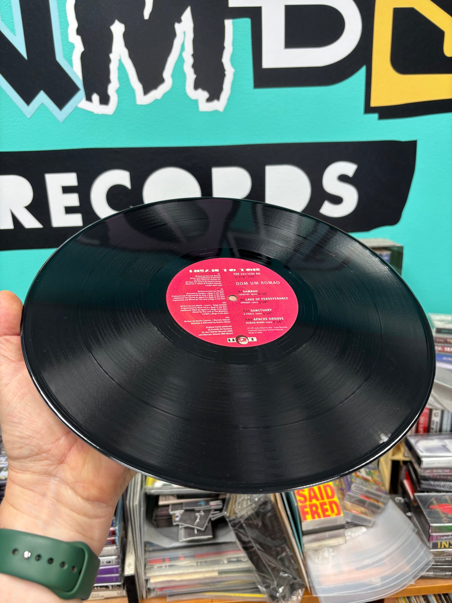 Dom Um Romao: Sambao (Remix), 12inch, Only official pressing, Head To Toe Records, Italy 2001