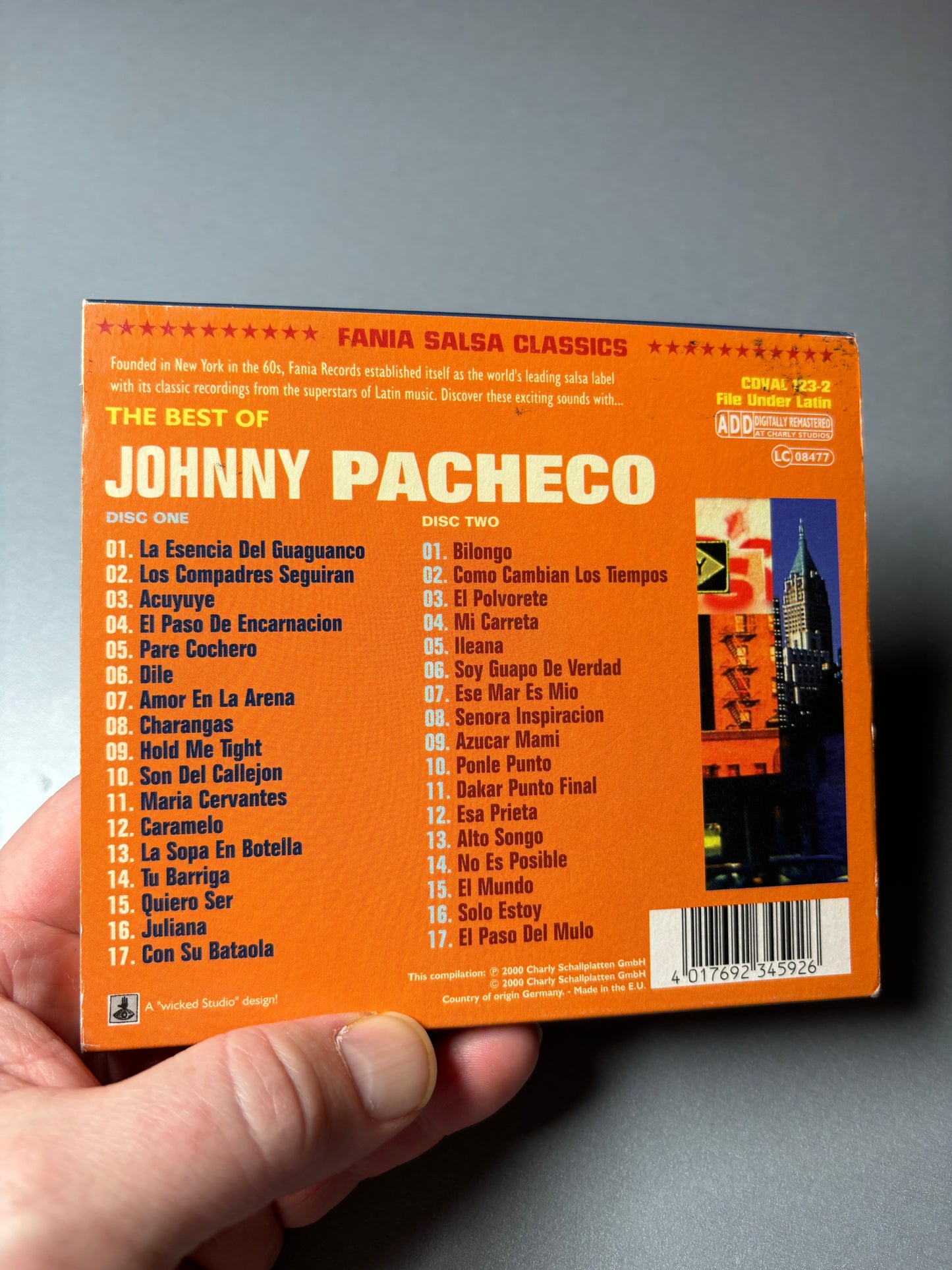 Johnny Pachero: The Best Of, 2CD, Charly Records, Germany 2000