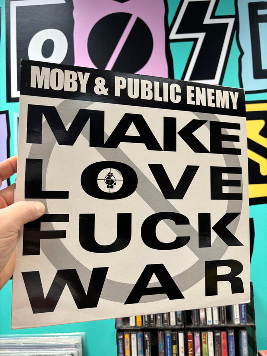 Moby & Public Enemy: Make Love Fuck War, 12inch, Only official vinyl pressing, Mute, UK 2004