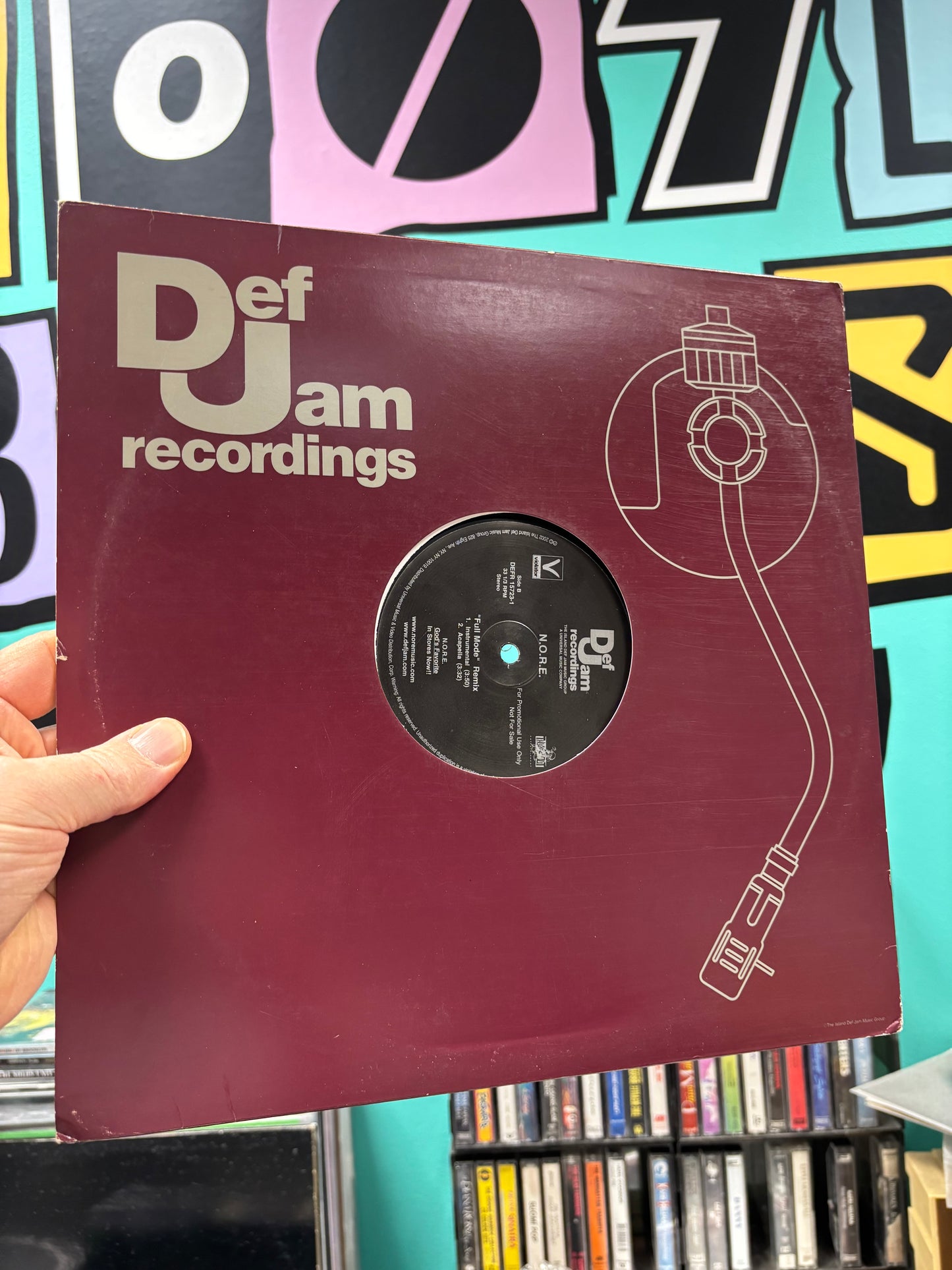 N.O.R.E. and Capone: Full Mode (Remix), 12inch, Promo, Def Jam Recordings, Violator, Thugged Out Entertainment, US 2002