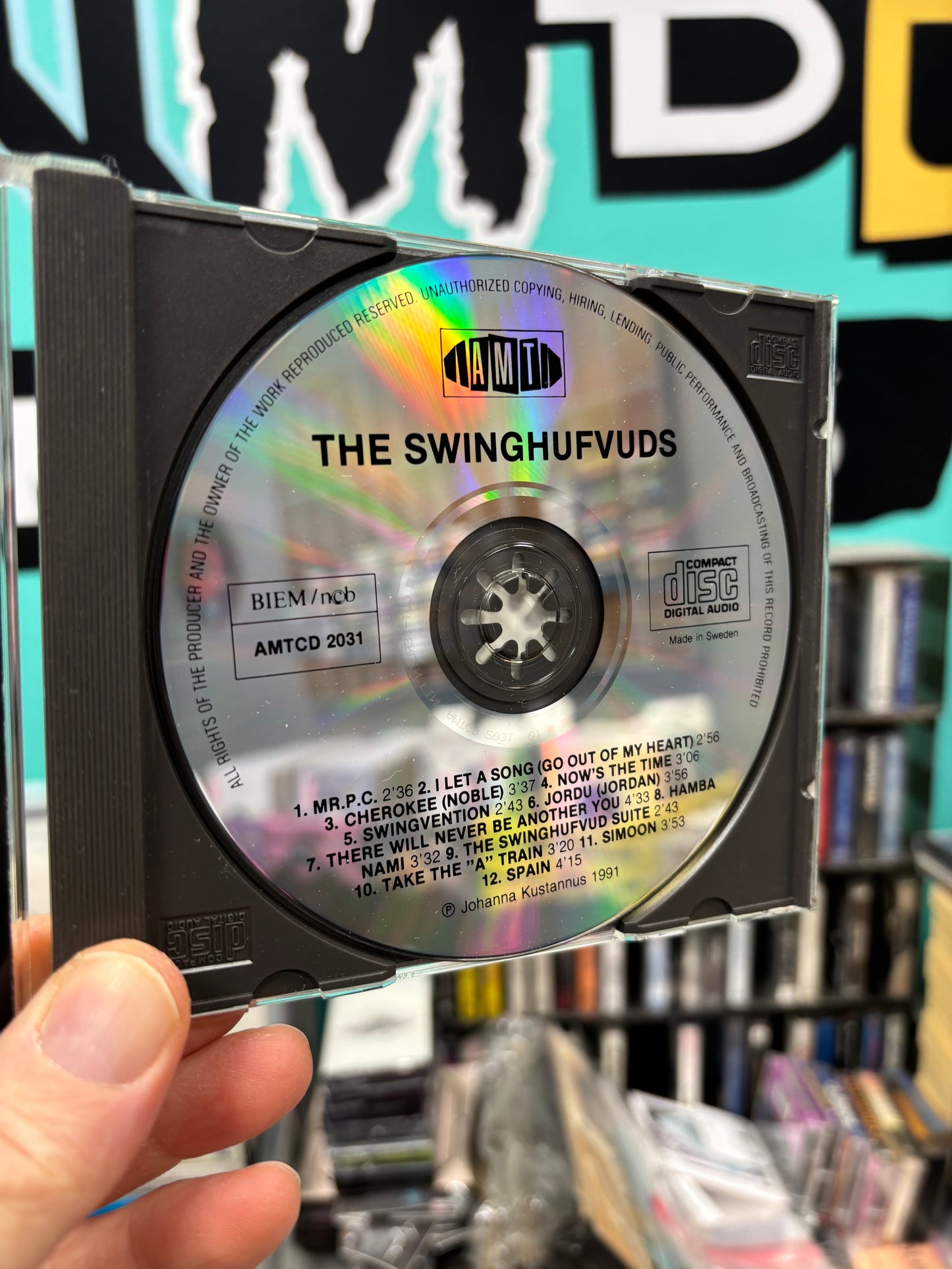The Swinghufvuds: The Swinghufvuds, CD, Only pressing, AMT, Finland 1991