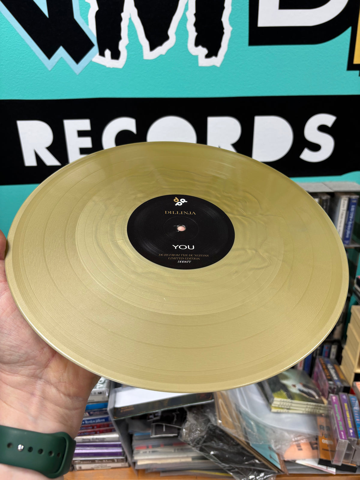 Dillinja: You/King Of The Beats, 12inch, Only pressing, Limited Edition, Gold, Dom & Roland Productions, UK 2018