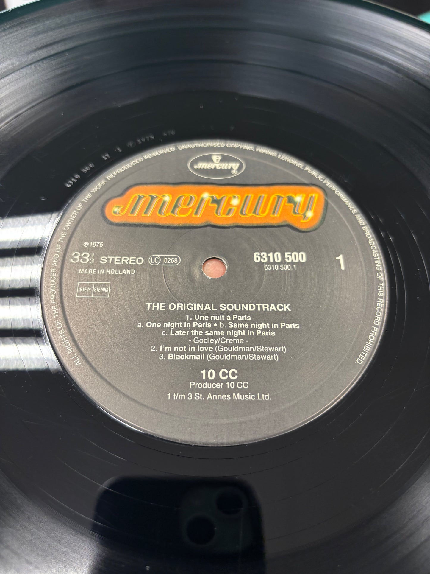 10cc: The Original Soundtrack, LP, reissue, gatefold, Mercury, Netherlands year?