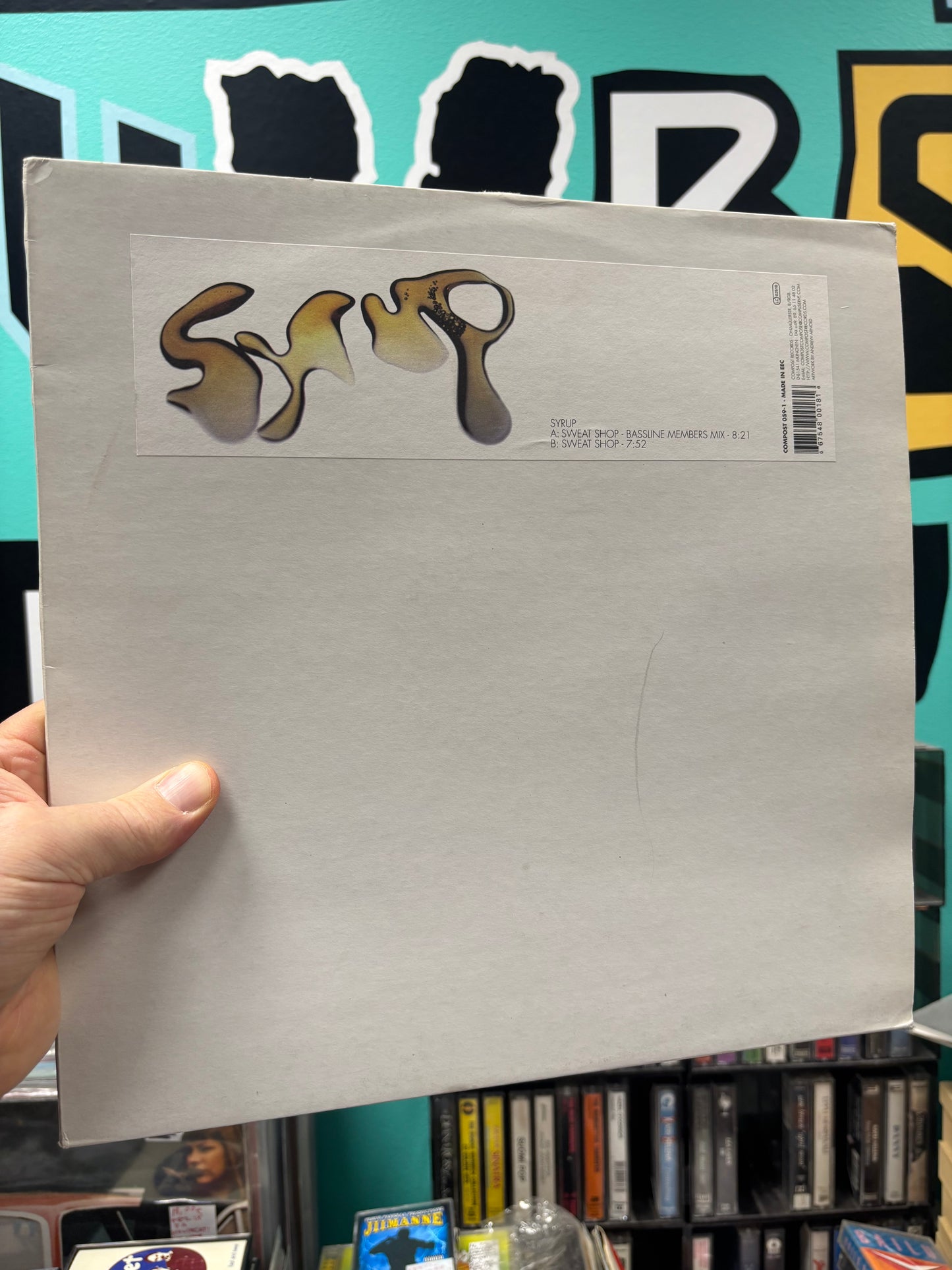 Syrup: Sweat Shop, 12inch, Only official pressing, Compost Records, Germany 1999