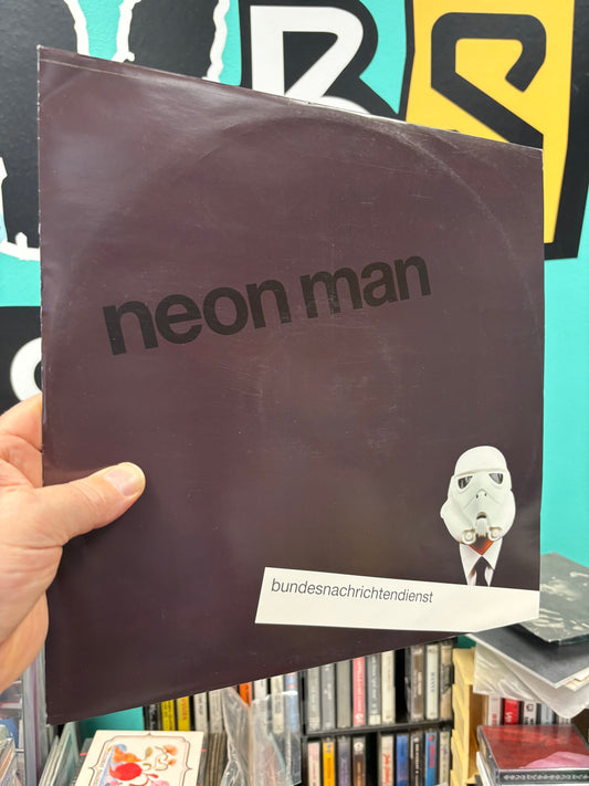 Neon Man: Bundesnachrichtendienst, 12inch, Only official pressing, 1st Decade Records, Germany 2002