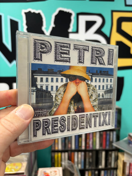 Petri Nygård: Petri Presidentixi, CD, Only official pressing, Open Records, Manse, Finland 2001