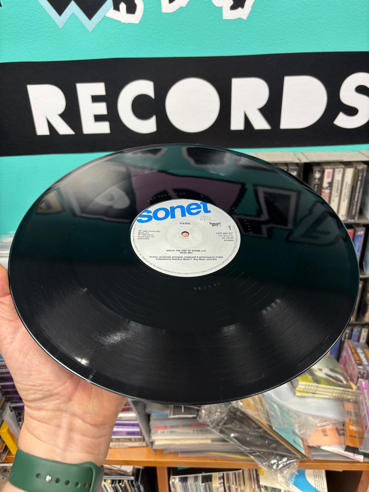 Paris: Break The Grip Of Shame, 12inch, Sonet, Sweden 1990