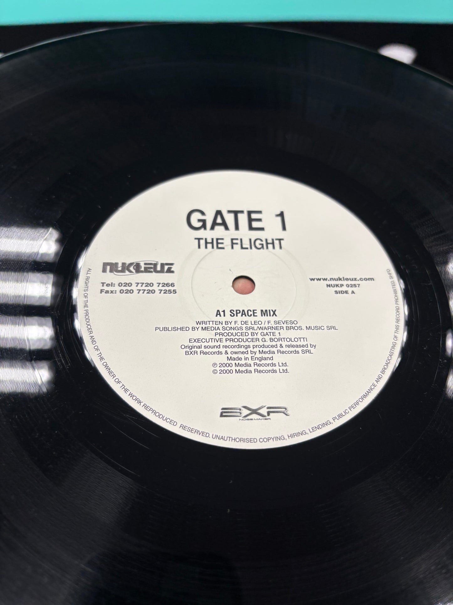 Gate 1: The Flight, 12inch, Nukleuz, UK 2000