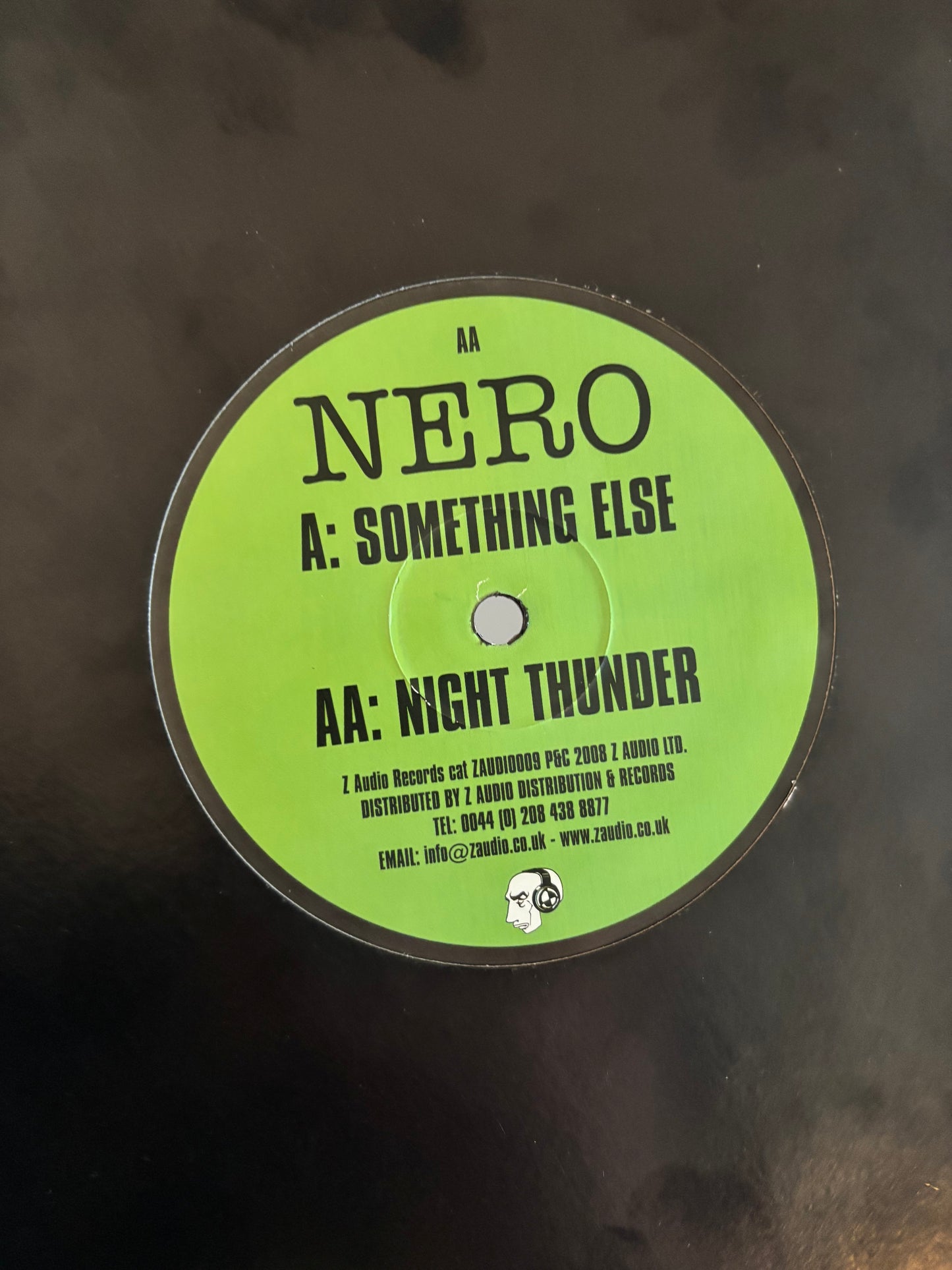 Nero: Something Else/Night Thunder, 12inch, Only pressing, Z Audio, UK 2008