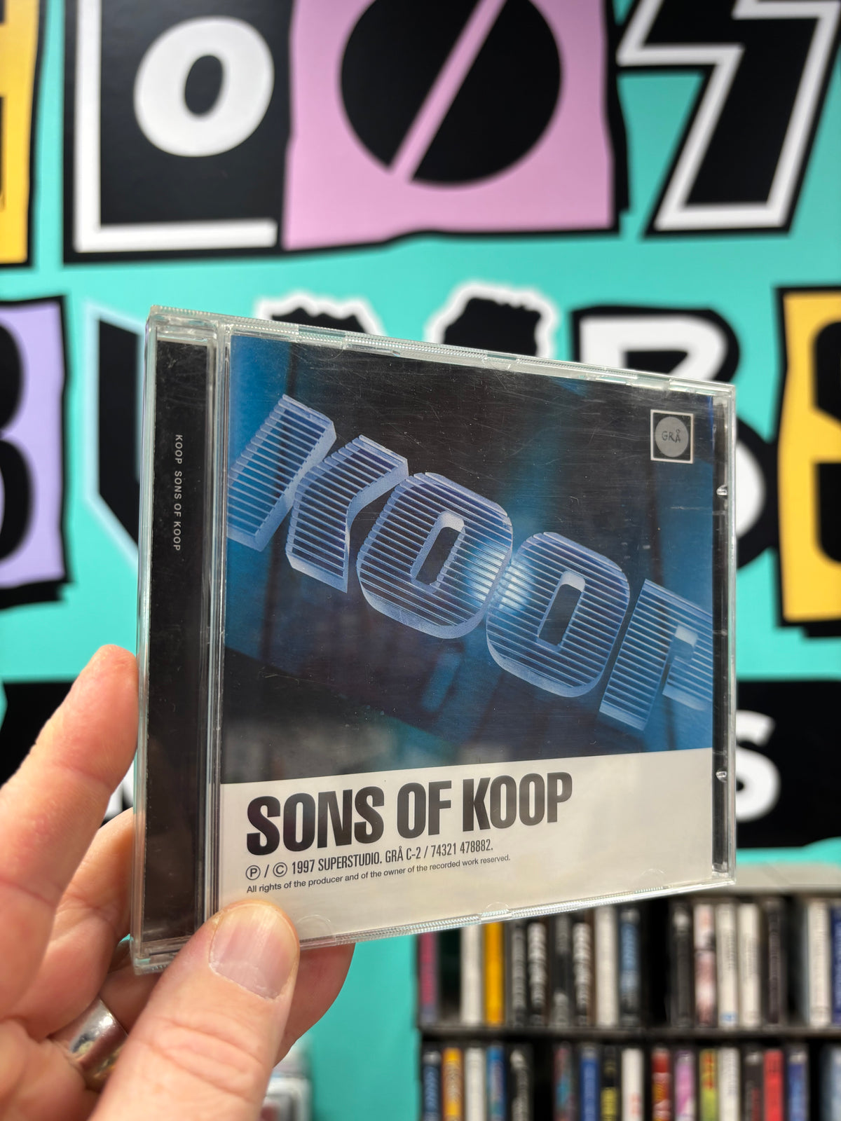 Koop: Sons Of Koop, CD, 1st pressing, Superstudio Grå, Logic Records, Sweden 1997