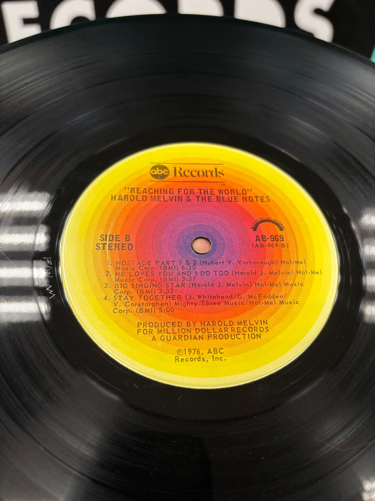 Harold Melvin And The Blue Notes: Reaching For The World, LP, ABC Records, US 1976