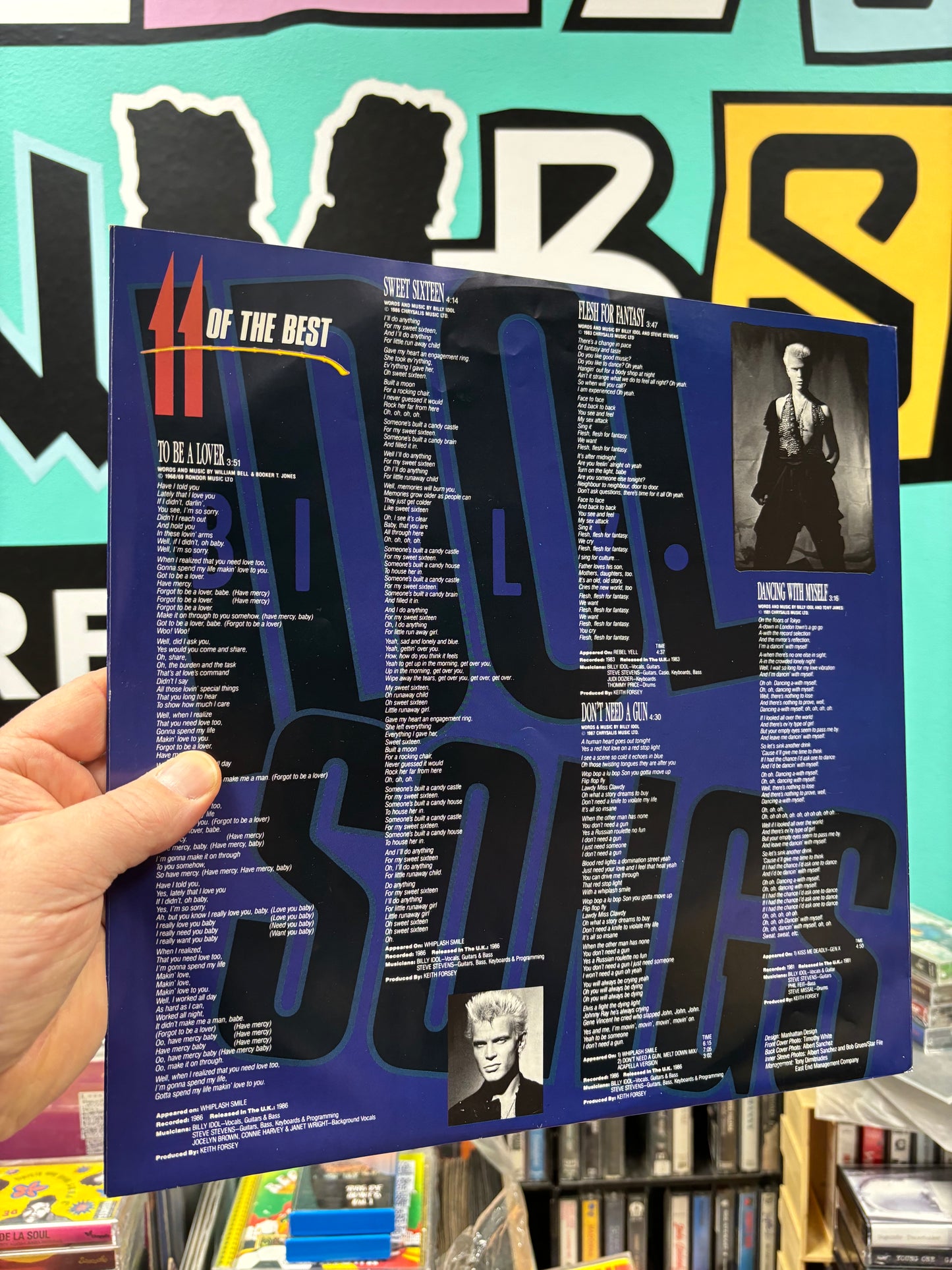 Billy Idol - Idol Songs - 11 Of The Best, LP, Chrysalis, Scandinavia 1988