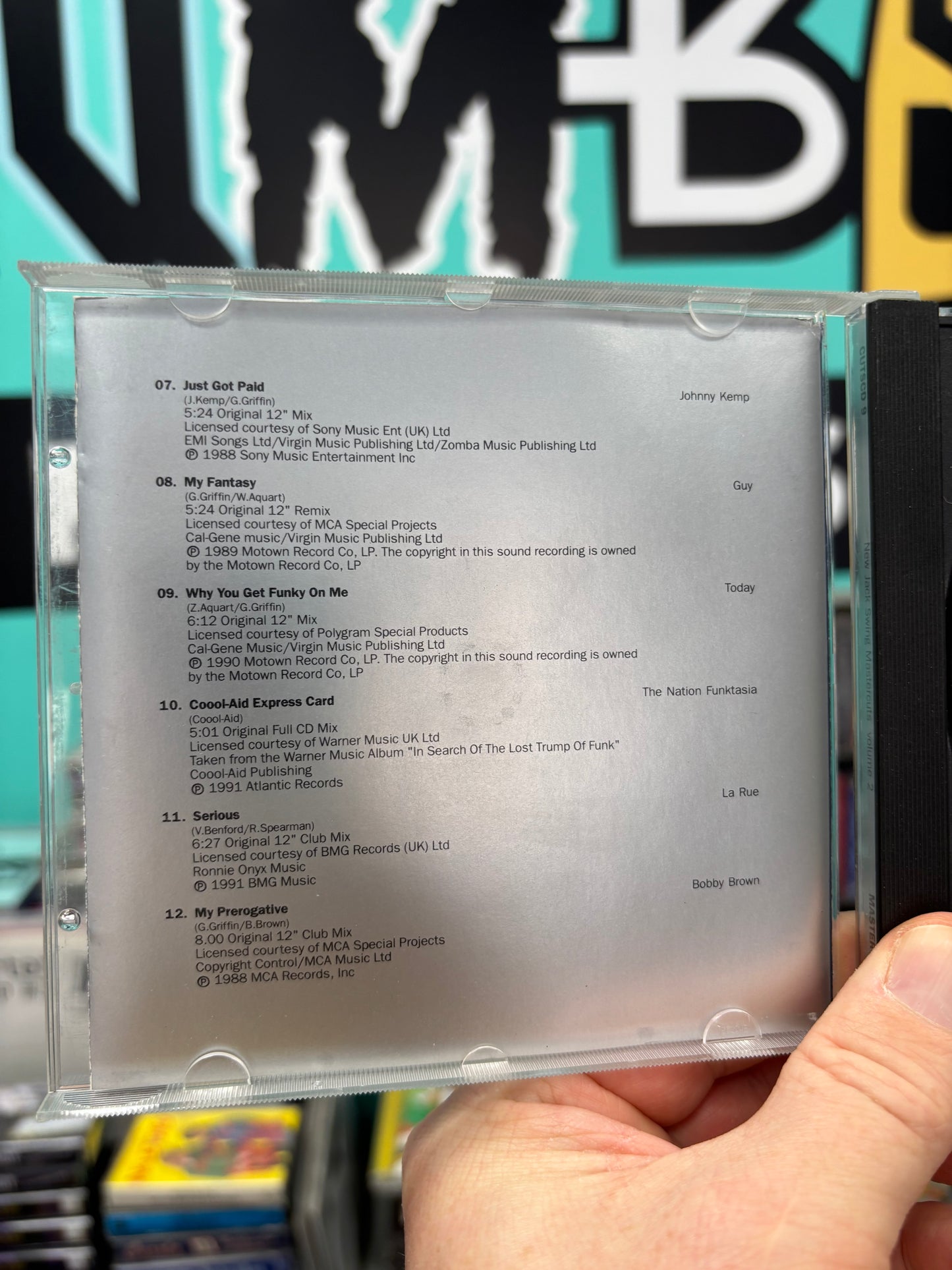 New Jack Swing Mastercuts Volume 2, CD, Only CD pressing, Mastercuts, UK 1992