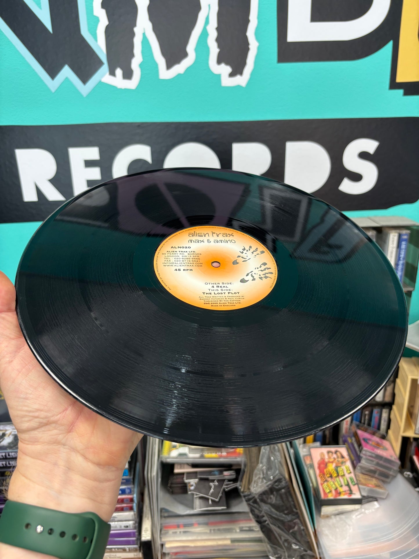 Max & Amino: 4 Real/The Lost Plot, 12inch, Only pressing, Alien Trax, UK 2000